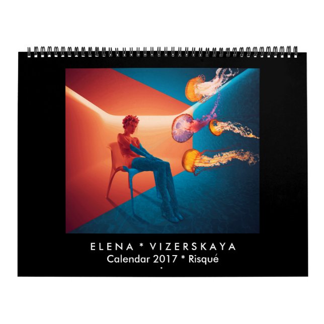 Calendrier 2017 d'art d'Elena Vizerskaya OSÉ (Protection)