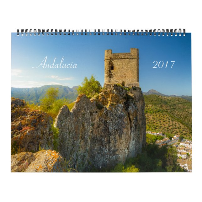 Calendrier 2017 de l'Andalousie, Espagne (Protection)