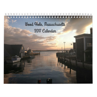 Calendrier 2017 de photo de Cape Cod de trou en