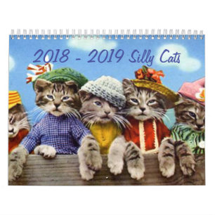 Calendrier 2018 - 2019 chats idiots