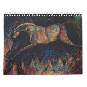 Calendrier 2018 de cheval d'esprit