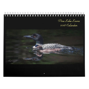Calendrier 2018 de dingue de lac pine