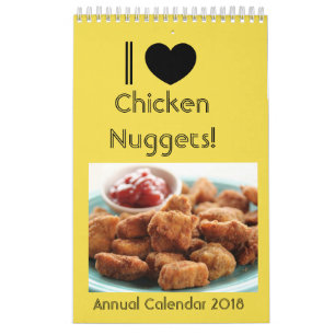 Calendrier 2018 de pépite de poulet