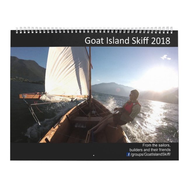 Calendrier 2018 de skiff d'île de chèvre (Protection)
