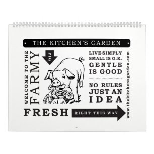 Calendrier. 2018. Le calendrier de ferme de