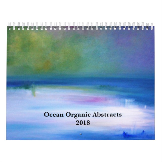 Calendrier 2018 organique d'abrégés sur océan (Protection)