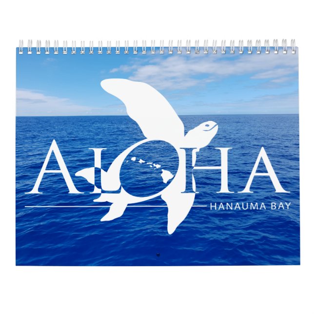 Calendrier 2019 d'Hawaï (Dos)