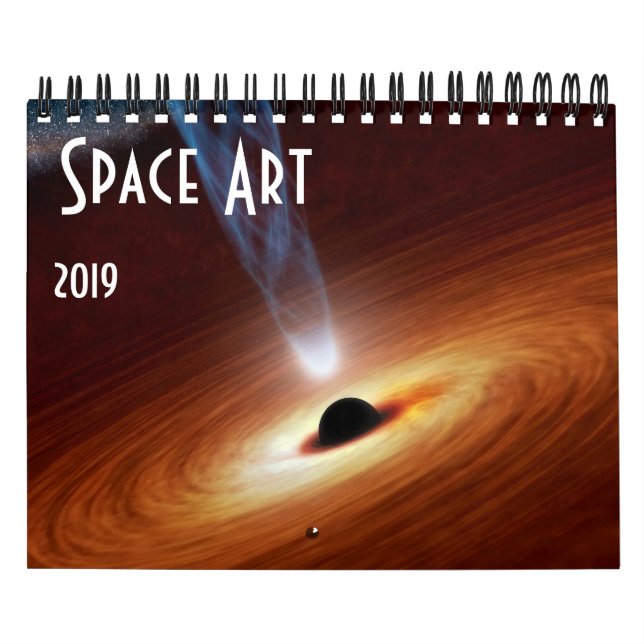 Calendrier 2019 d'univers d'astronomie d'art de (Protection)