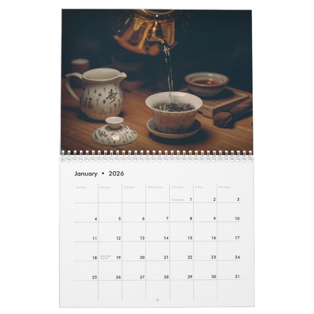 Calendrier 2019 heure du thé (Jan 2026)
