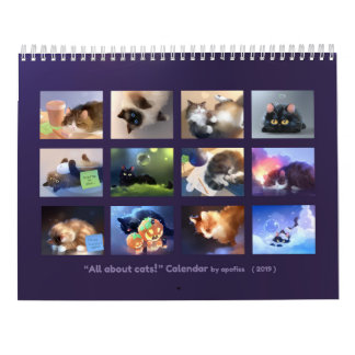 Calendrier 2019 - Tout sur les Chats!