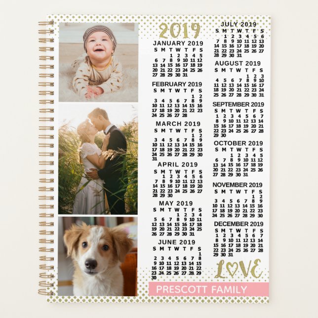 Calendrier 2019 (Voir la description pour la nouve (Devant)