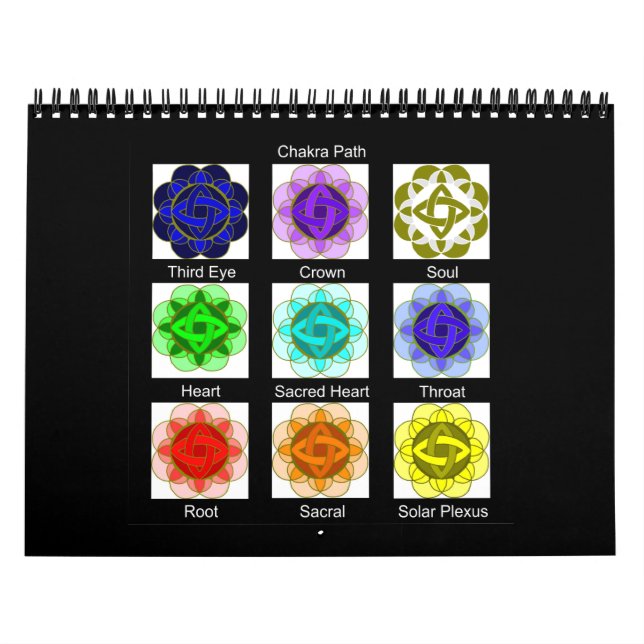 Calendrier 2020 "All chakra équilibrage" (Protection)