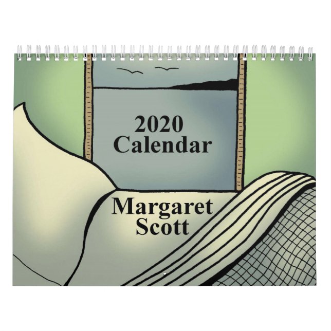 Calendrier 2020 avec une oeuvre de Margaret Scott (Protection)