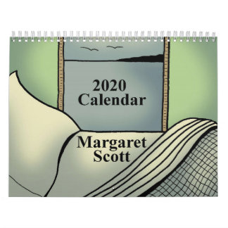 Calendrier 2020 avec une oeuvre de Margaret Scott
