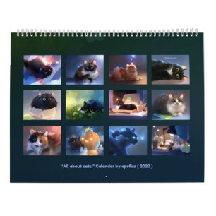 Calendrier 2020 - Tout sur les chats!