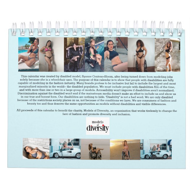 Calendrier 2021 des maillots de bain (Dos)