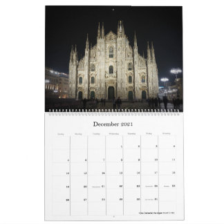 Calendrier 2021 - Italie