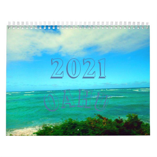 Calendrier 2021 Oahu (Protection)