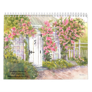 Calendrier 2021 Roseann Meserve Aquarelle/Acryliqu