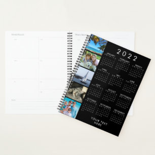 Calendrier 2022 5 Photo Collage de votre couleur