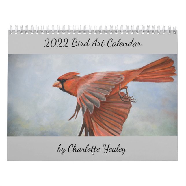 Calendrier 2022 Bird Art Calendar par Charlotte Yealey (Protection)