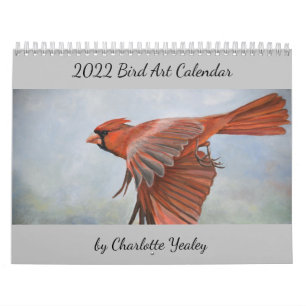Calendrier 2022 Bird Art Calendar par Charlotte Yealey