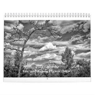 Calendrier 2022, Eric et Kenna Photos, b&w