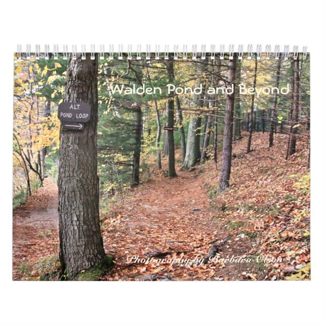 Calendrier 2022 Walden Pond et au-delà : avec guillemets (Protection)