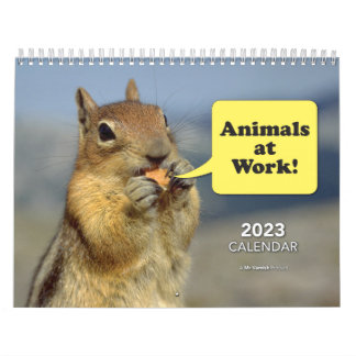 Calendrier 2023 "Animaux au travail"