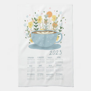 Calendrier 2023 Café Thé Serviette Art Mur