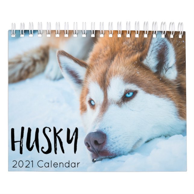 calendrier 2023 de husky dog (Protection)