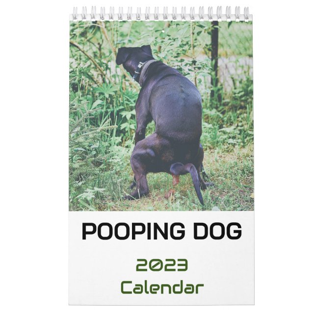 Calendrier 2023 de Pooping Dog (Protection)