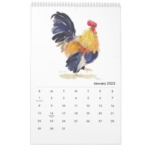 Calendrier 2023 des Roosters