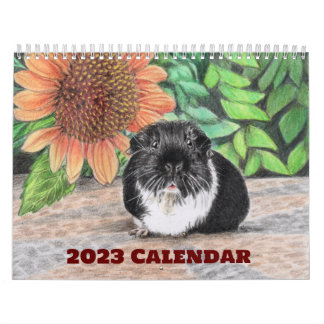 Calendrier 2023 Guinée Pig