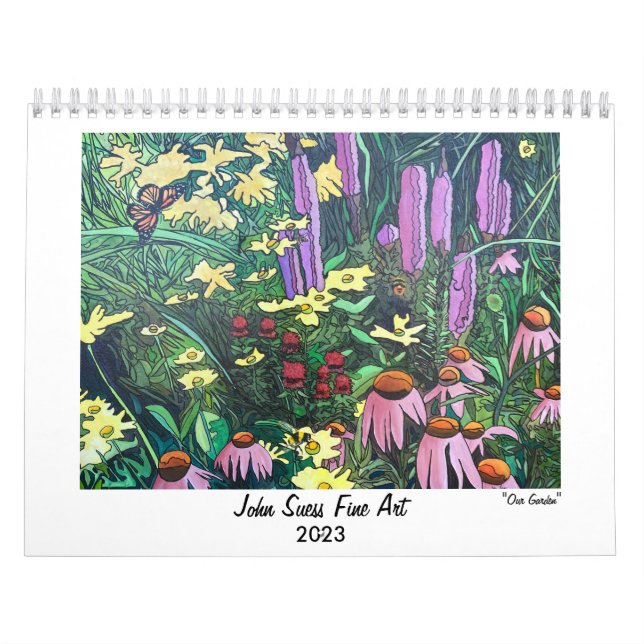 Calendrier 2023 John Suess Fine Art Wall (Protection)
