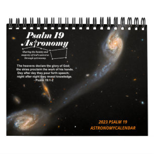 Calendrier 2023 PETIT Psaume 19 Société d'Astronom