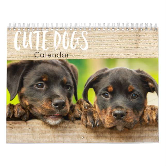 calendrier 2023 pour chiens mignons (Protection)