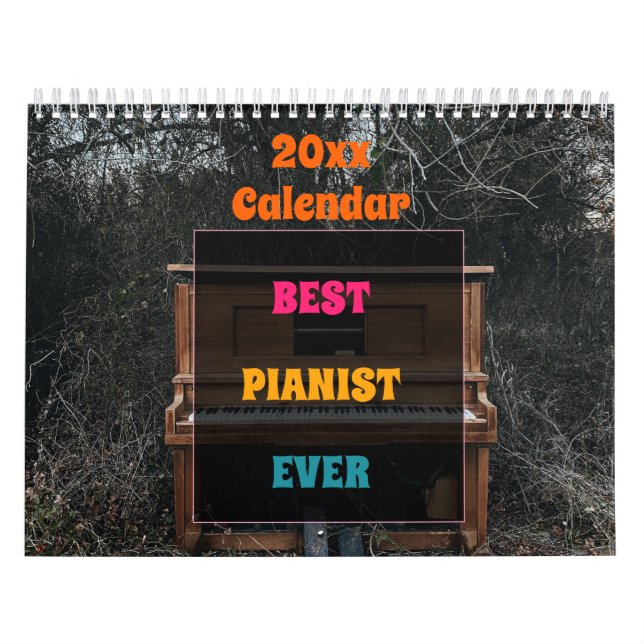 Calendrier 2023 Pour Le Meilleur Pianiste Jamais (Protection)
