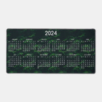 Calendrier 2024 Dark Arrière - plan Nature Photo