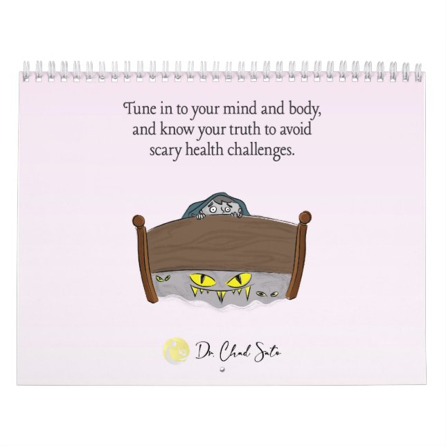 Calendrier 2024 Infinite Body Awareness Calendar par Chad Sat (Protection)