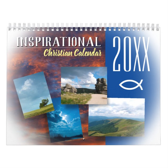 Calendrier 2024 | Magnifique inspiration chrétienne (Protection)