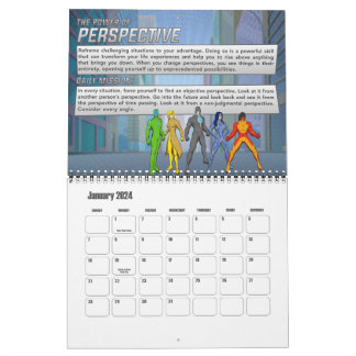 Calendrier 2024 Maîtrisez vos superpuissances
