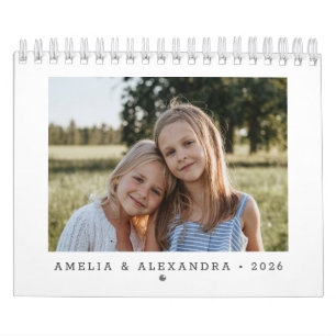 Calendrier 2024 Personnalisé Créez votre propre photo de fami