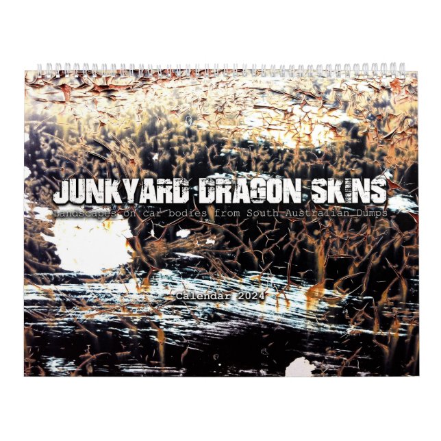 Calendrier 2024 - Texture couleur Abstraite (Protection)