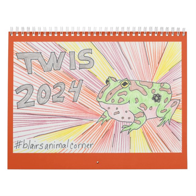 Calendrier 2024 TWIS #blairsanimalcorner (Protection)
