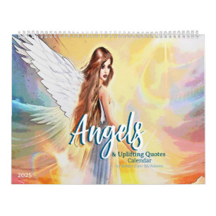 Calendrier 2025 Angels Imaginaire Art Citations de pliage per