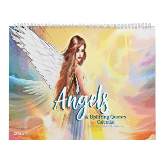 Calendrier 2025 Angels Imaginaire Art Citations de pliage per