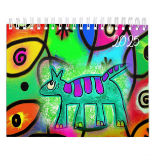Calendrier 2025 Cat Kitten Whimsical