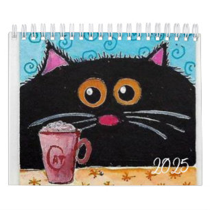 Calendrier 2025 Cat Kitten Whimsical