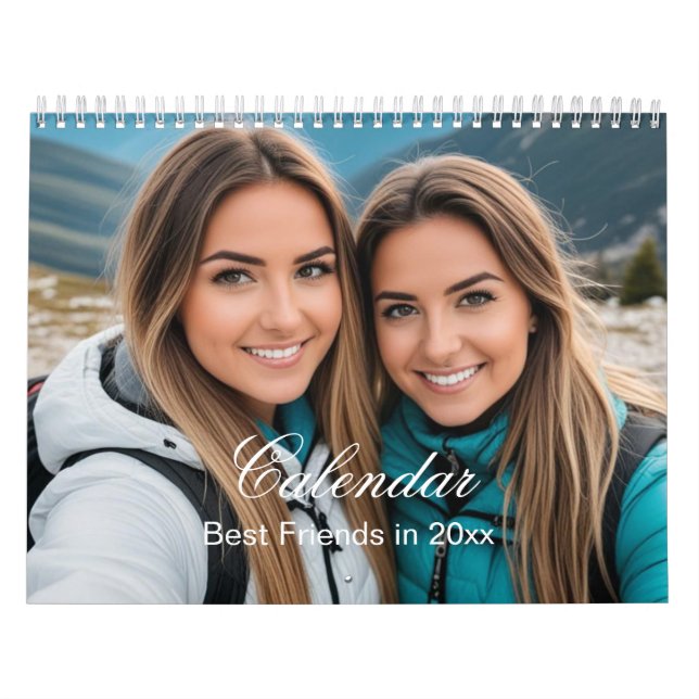 Calendrier 2025 Créez vos propres meilleurs amis ou famille p (Protection)
